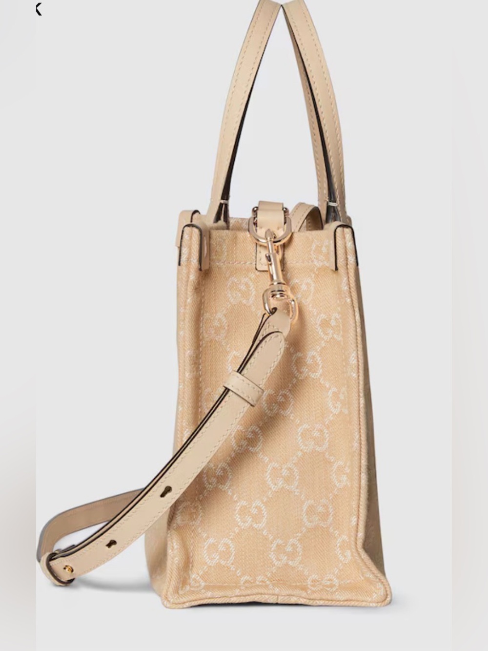 GUCCI DENIM OPHIDIA MEDIUM TOTE BAG NWT - Picture 12 of 15